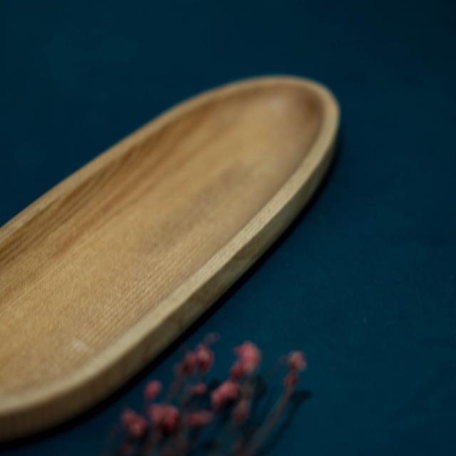 Khay gỗ trang trí - khay gỗ dài tay cầm