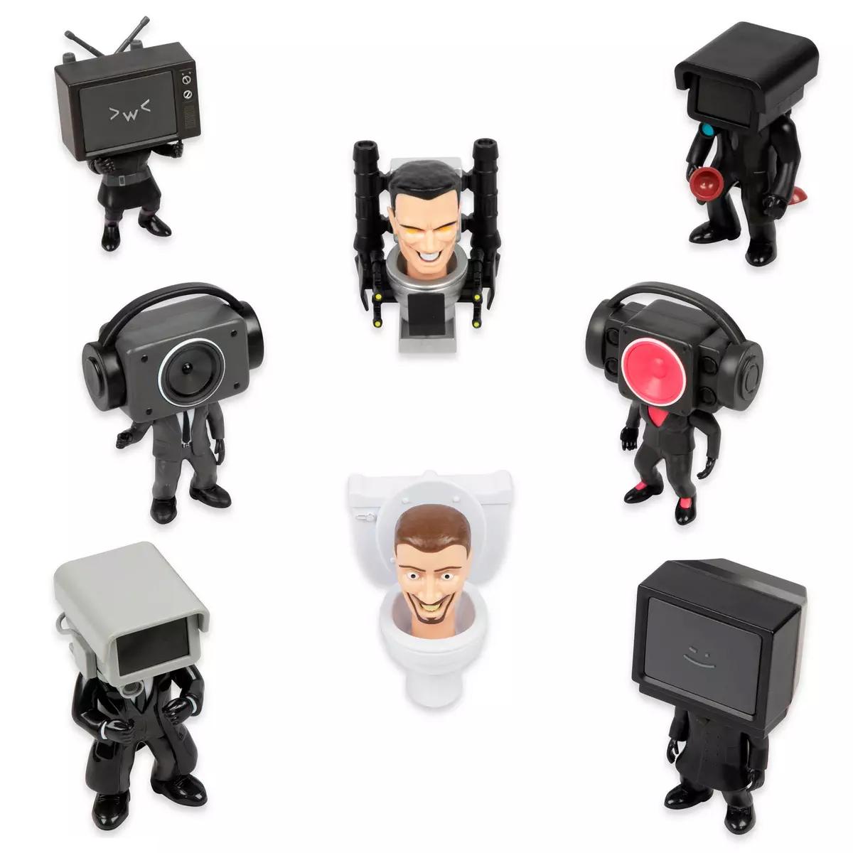 Đồ Chơi Mô Hình Nhân Vật Mini - Skibidi Toilet - Series 1 - Bonkers Toys ST1300 (Sản Phẩm Bên Trong Là Ngẫu Nhiên)