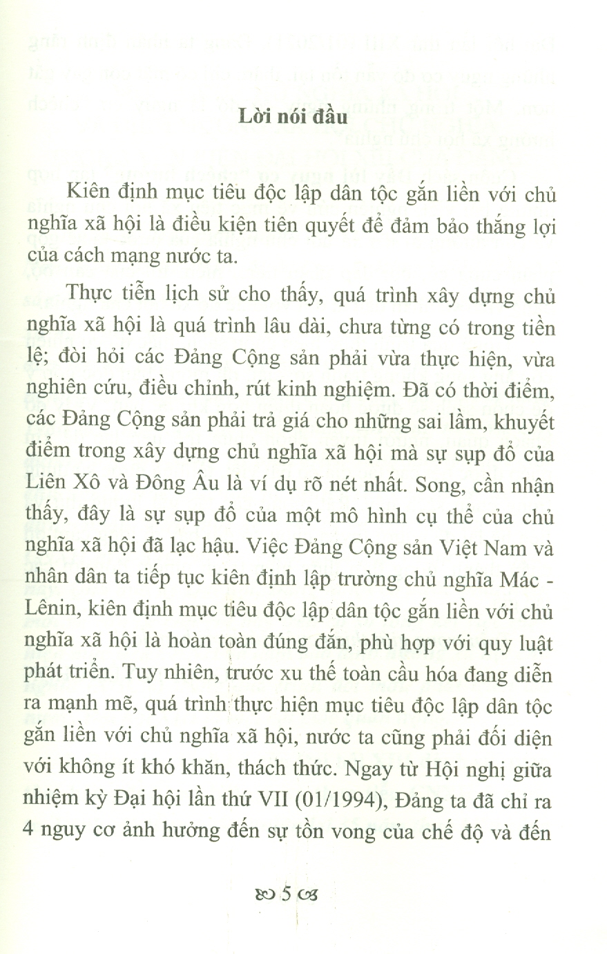 Vững Tin Vào Con Đường Đi Lên Chủ Nghĩa Xã Hội - Đẩy Lùi Nguy Cơ &quot;Chệch Hướng&quot;