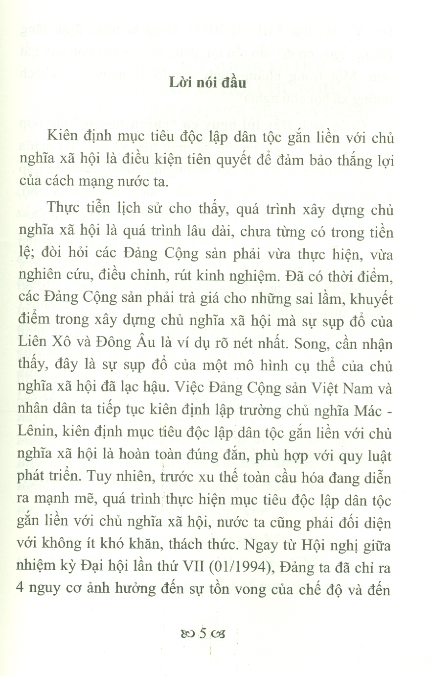 Vững Tin Vào Con Đường Đi Lên Chủ Nghĩa Xã Hội - Đẩy Lùi Nguy Cơ "Chệch Hướng"