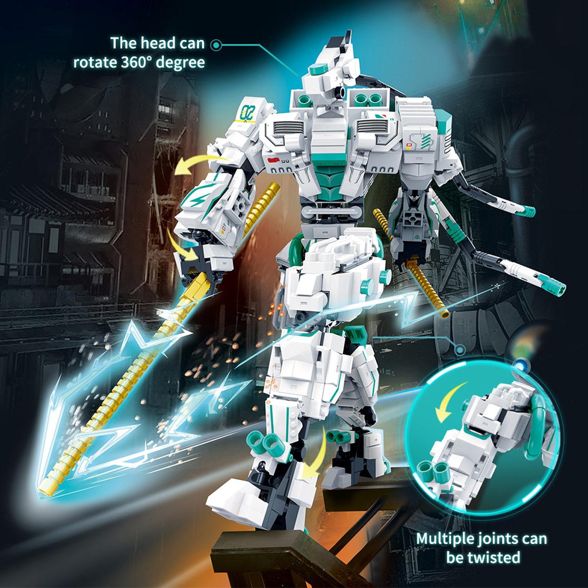 Đồ Chơi Lắp Ráp Robot Chiến Binh Tương Lai Steven - Future Mecha Steven - Toys&amp;Joys ET872 (602 Mảnh Ghép)