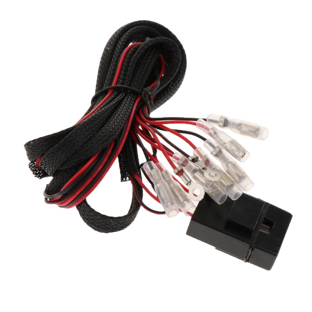 Angel Eyes Halo Rings LED or CCFL Wiring Harness Kit with  Fade-Off