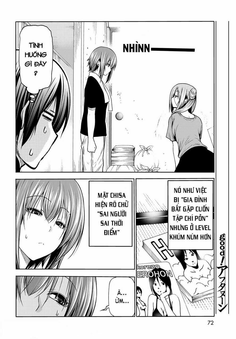 cô gái thích lặn - grand blue chapter 71.1 16