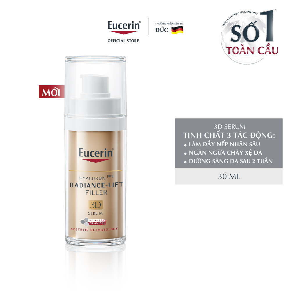 Tinh chất ngăn ngừa lão hóa Eucerin Hyaluron Radiance-Lift Filler 3D Serum 30ml