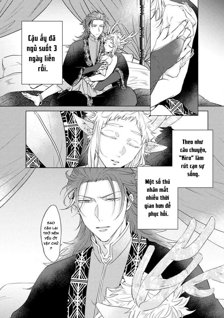 gặp gỡ em, thú nhân màu chàm trắng chapter 4 2