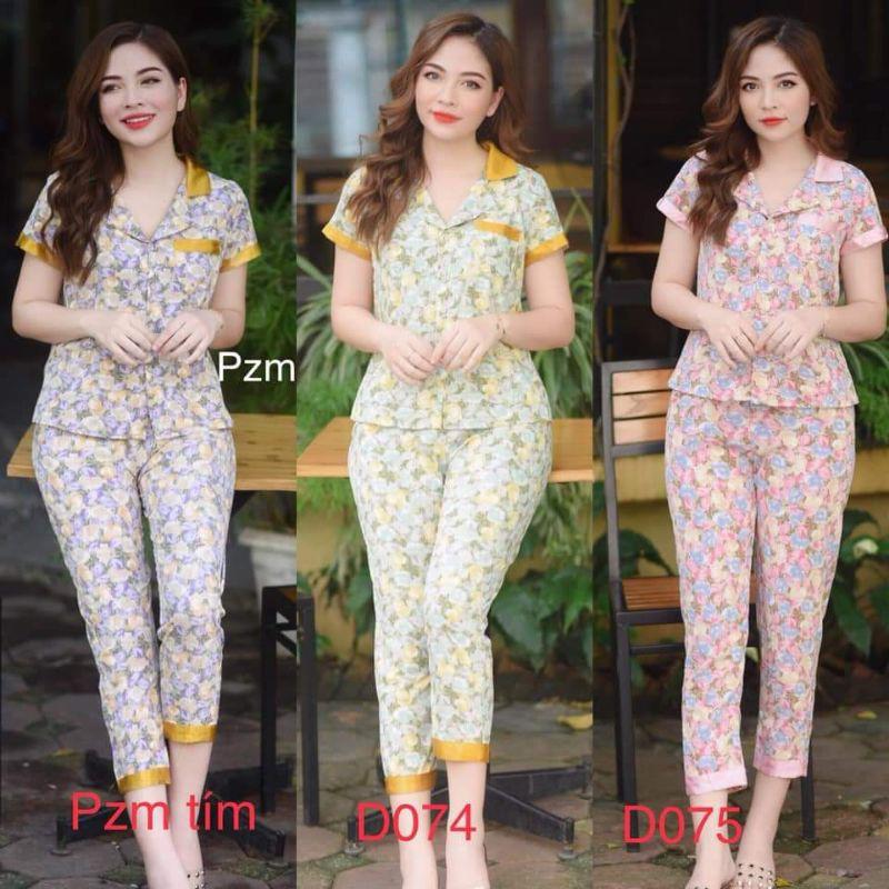 Đồ bộ mặc nhà cao cấp pizama không nhăn nhàu