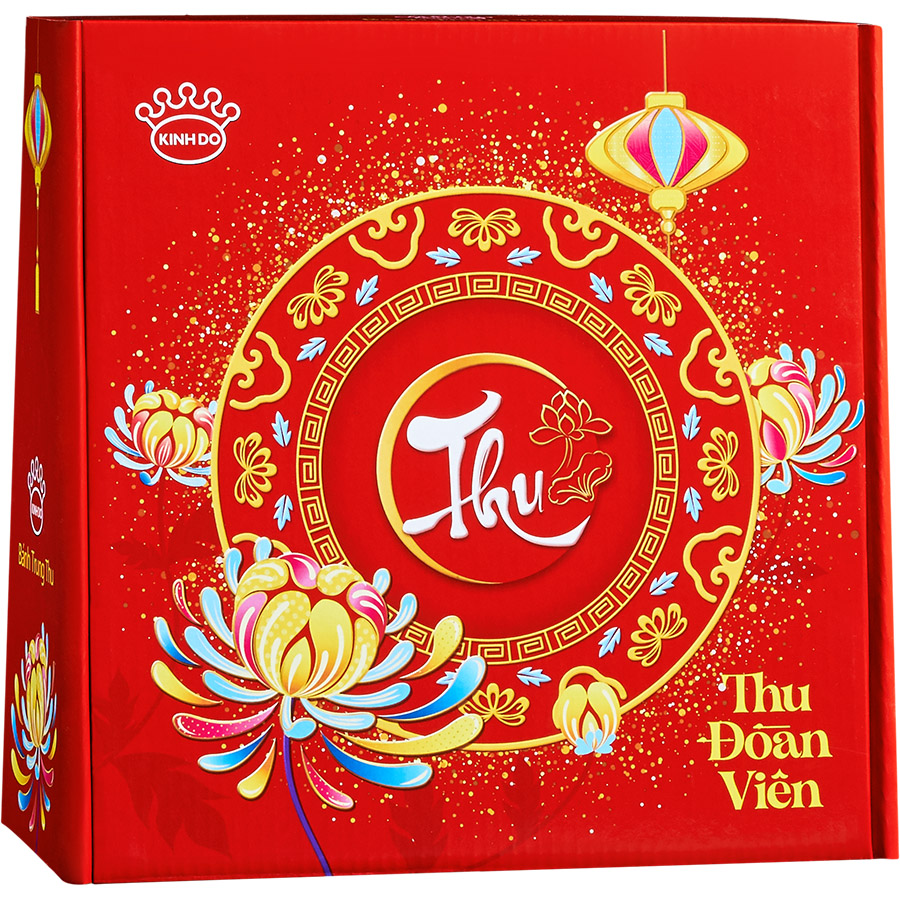 Hộp 4 bánh trung thu Kinh Đô "Mặn Ngọt Đủ Đầy"