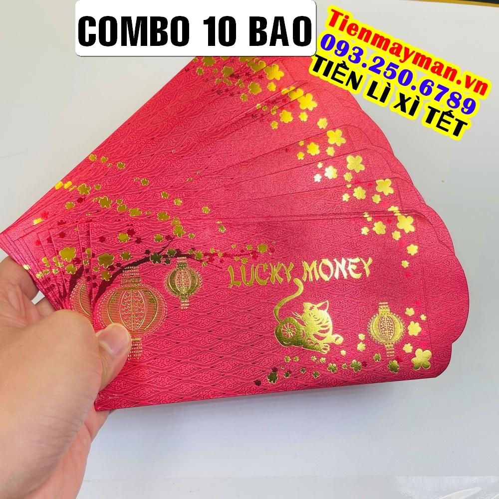 (TÚI 10 BAO) Bao Lì Xì Tết Con Mèo Vàng 2023 , Hàng Nhập Ngoại, Cực Xịn, Bao Lì Xì Lucky Money, Tiền lì xì tết 2023 , NELI