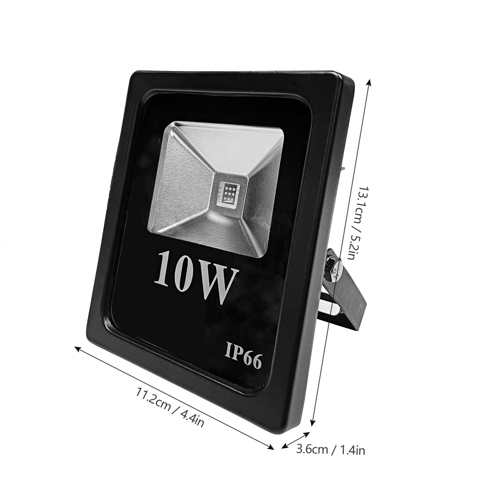 Đèn pha Đèn LED Đèn an ninh ngoài trời chống thấm 10W với phích cắm IP66