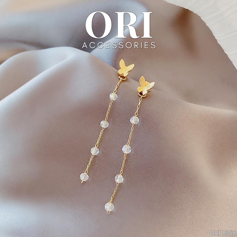 Bông tai nữ dáng dài Cánh bướm Clitus thời trang xinh xắn ORI ACCESSORIES B368