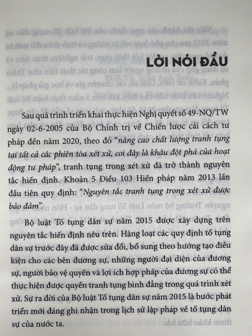 Lý giải một số vấn đề của Bộ luật tố tụng dân sự năm 2015 từ thực tiễn xét xử