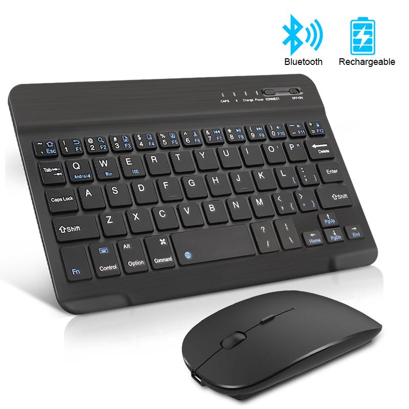 Ipad Bàn Phím Bluetooth Không Dây Bàn Phím Và Chuột Tây Ban Nha Mini Máy Tính Bảng Samsung Nga Bàn Phím Cho Ipad Pro 11 Điện Thoại Android