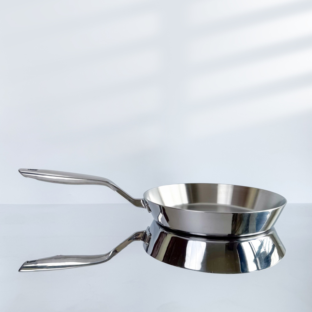 Chảo chiên rán inox 316 nguyên khối Hàn Quốc CIC68 size 20cm/24cm/26cm chống dịnh tự thân, đáy từ
