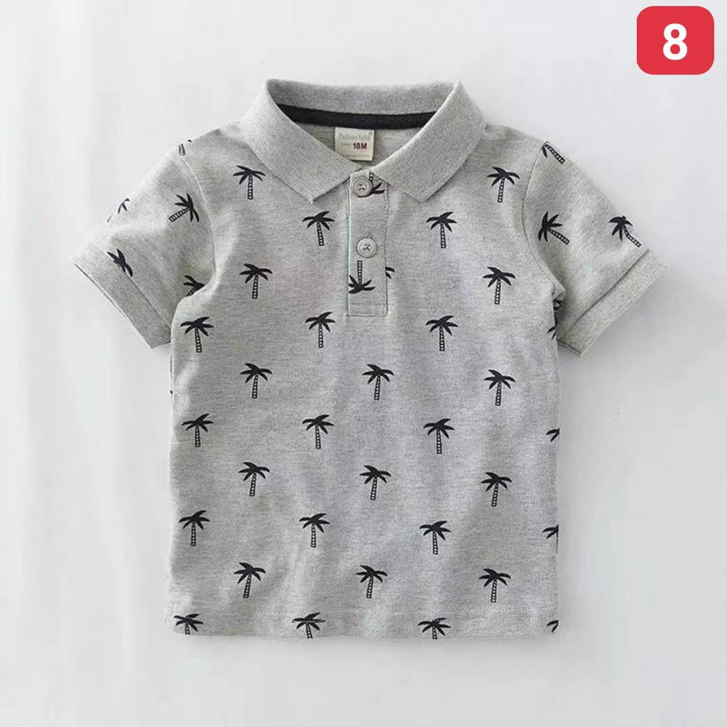Áo cổ trụ bé trai size 18 tháng - 6 tuổi
