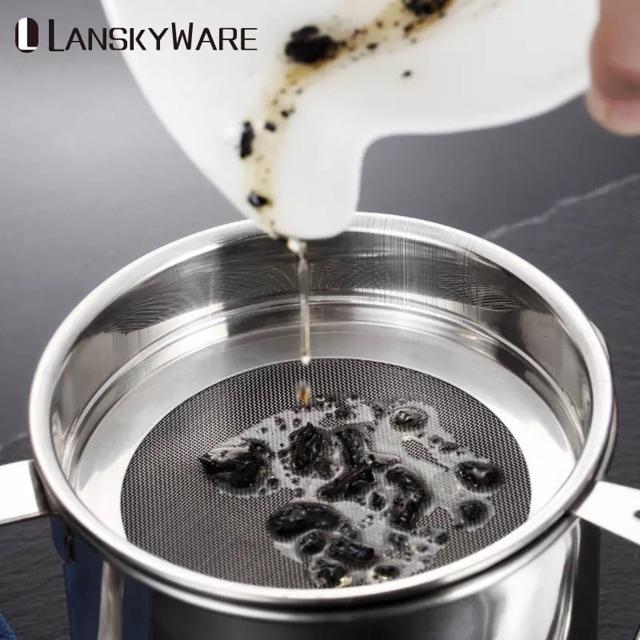 Ca lọc dầu ăn inox tiện dụng