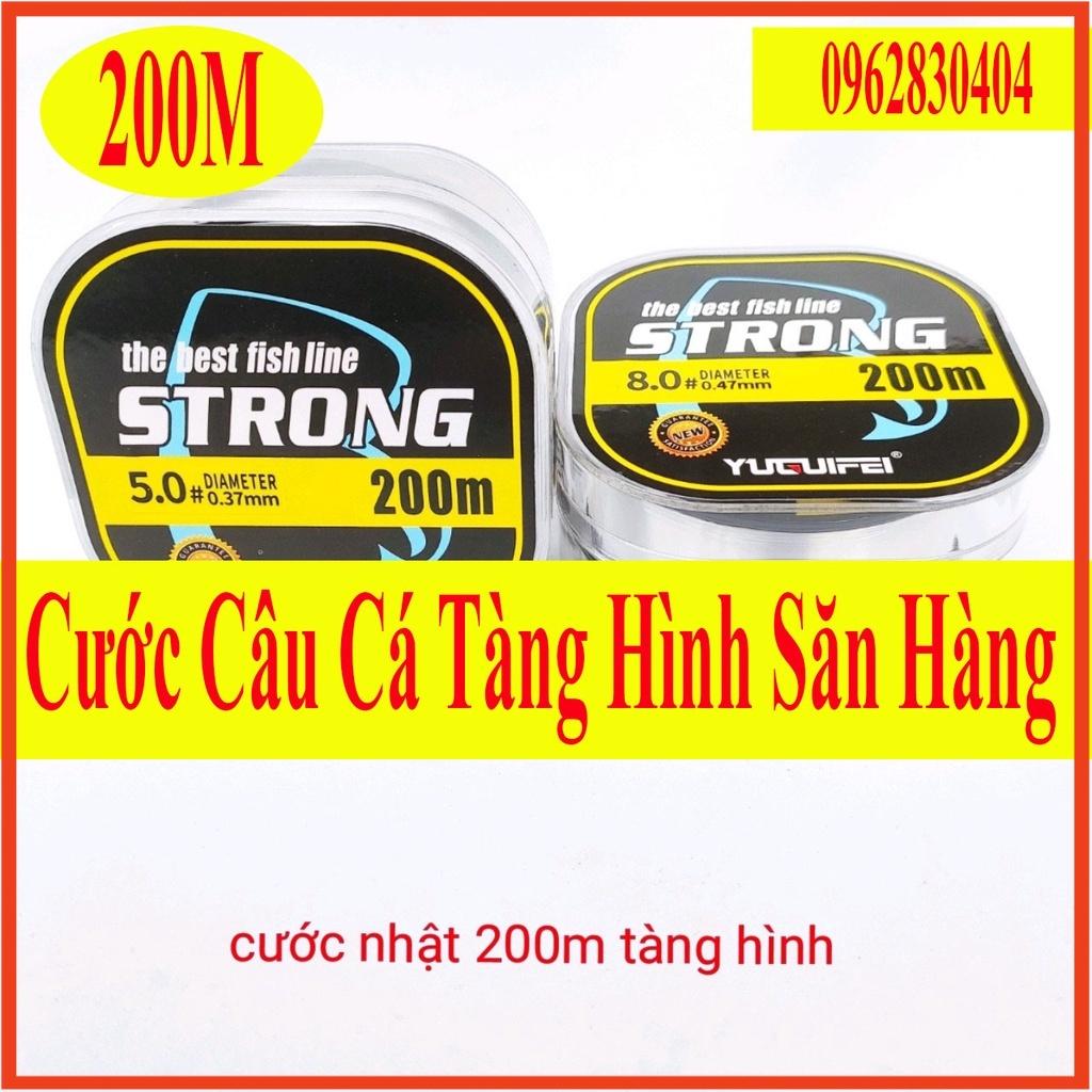 Cước Câu Cá Nhật Bản 200M Tàng Hình Chuyên Săn Hàng