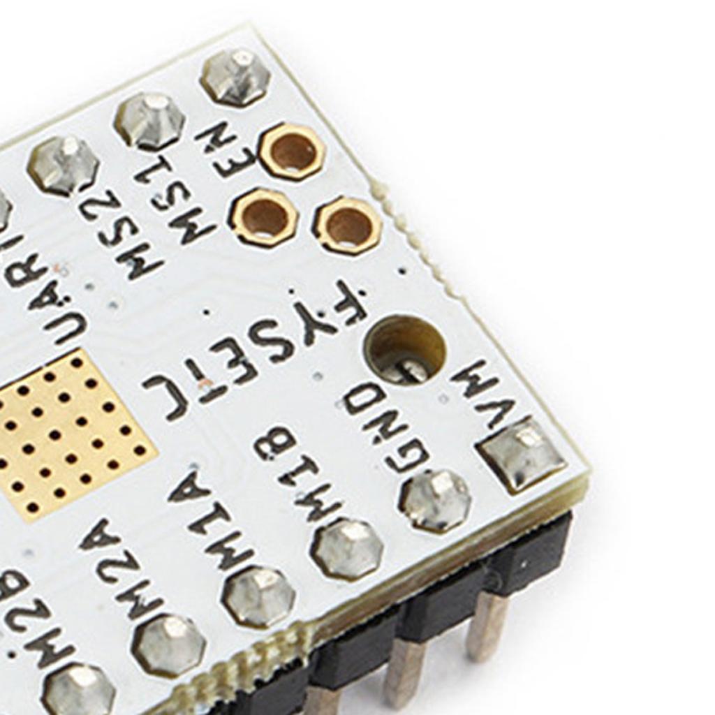 TMC2208 3D Printer Step Stick Module Stepper Motor Driver+Heat Sink, White