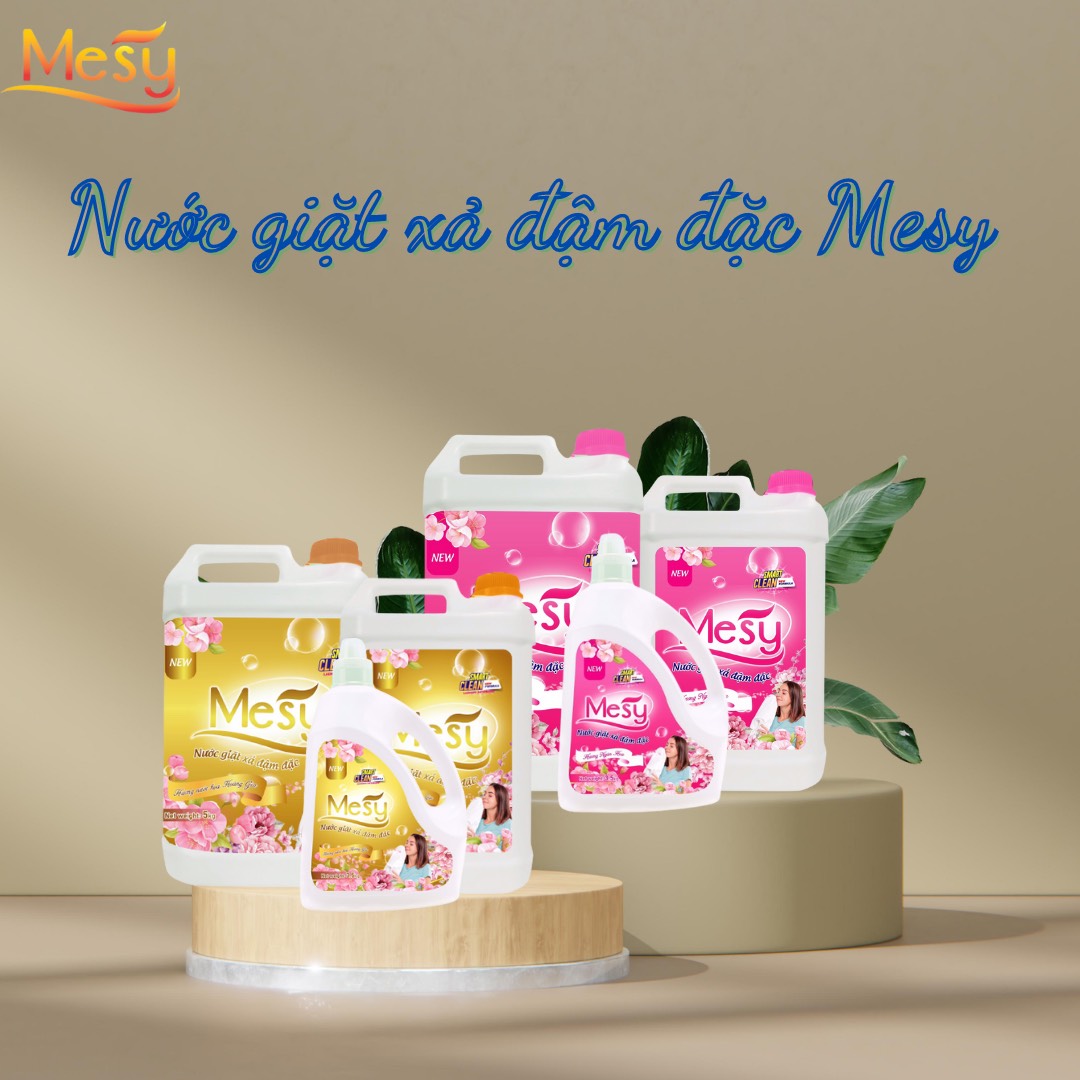 Nước giặt xả Mesy hương Ngàn hoa loại 3,5 Kg