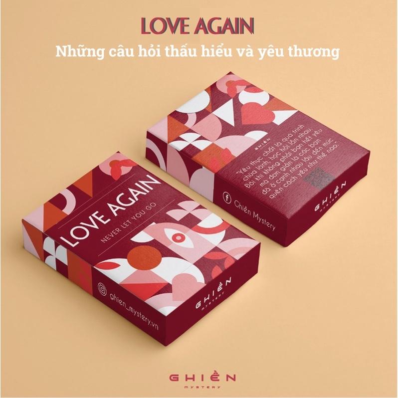 Bộ bài tình yêu &quot;LOVE AGAIN&quot; dành cho cặp đôi hoặc vợ chồng - Thấu hiểu cảm xúc, kết nối trái tim | Ghiền Mystery