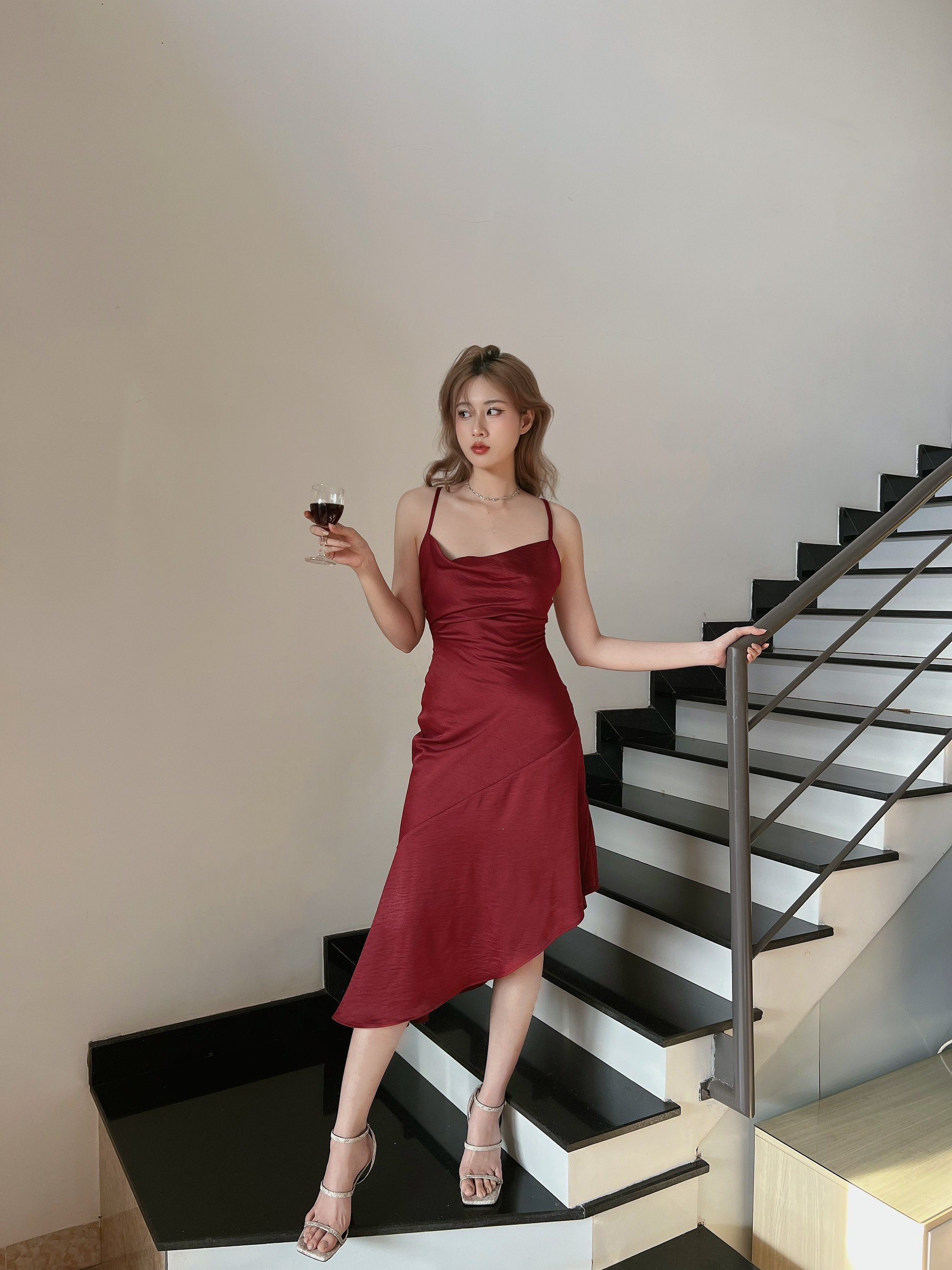 Đầm lụa hai dây Poppy dress Gem Clothing SP060715