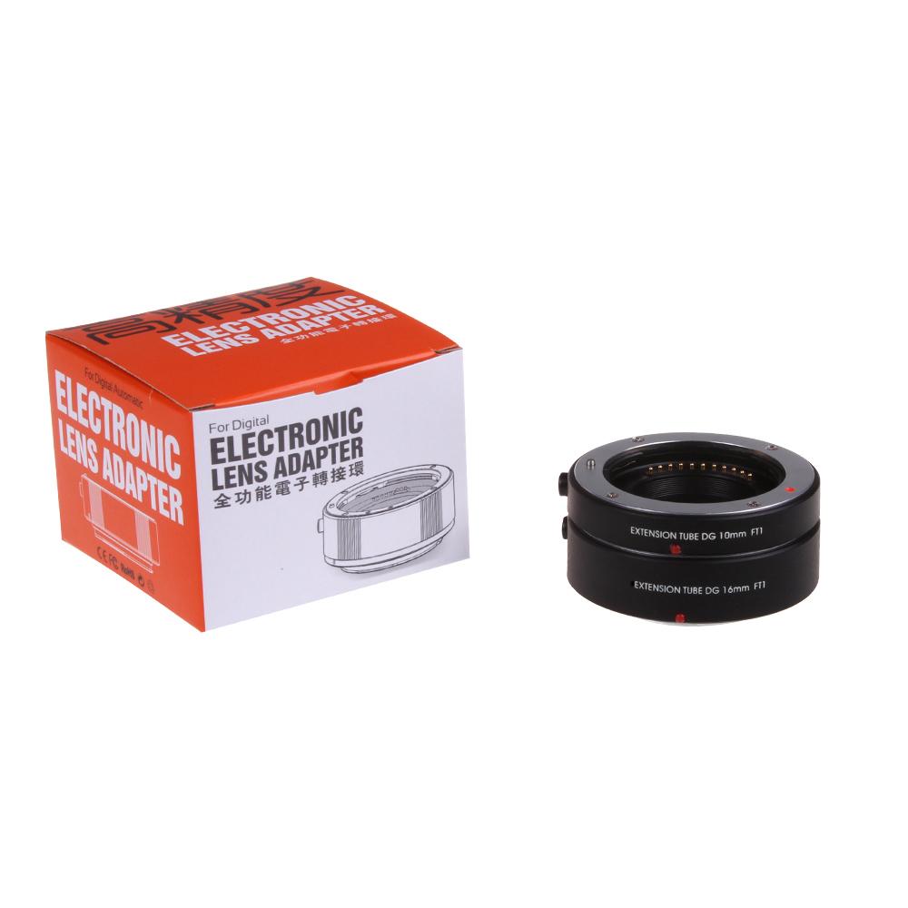 Ống kính Macro AF Auto Focus Extension Mở rộng DG Ống 10mm 16mm Bộ Vòng kim loại Giá đỡ cho M4 / 3 Mount Olympus E-P1 E-P2 E-PL1 E-PL2