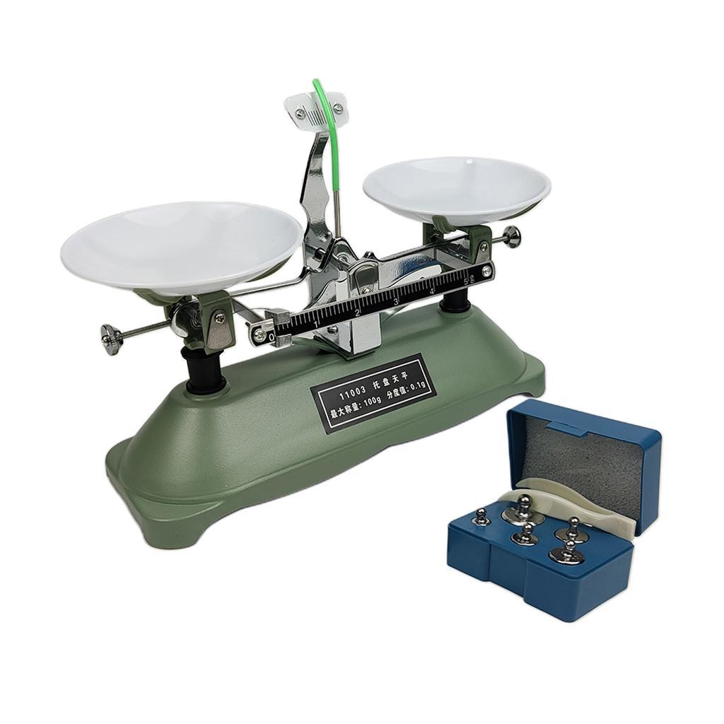 1pc  Table  Scale School Teaching Tool Supplies 1/10g w/ Tray