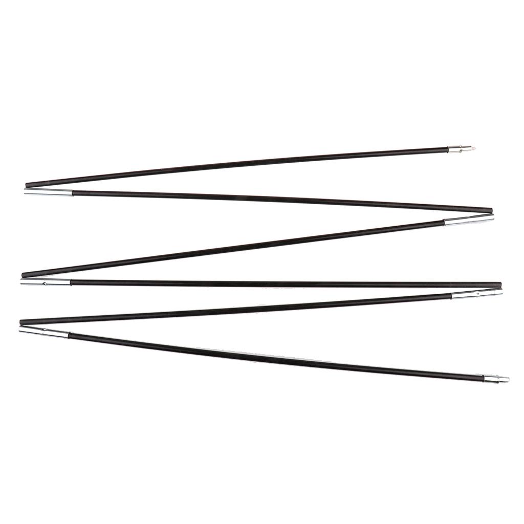2 Pieces Fiberglass Camping Tent Poles Replacement Kit Accessories