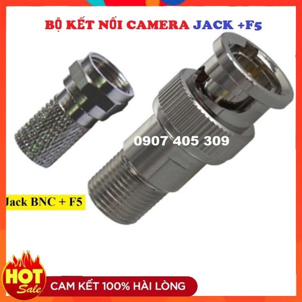 Jack BNC và F5 - Bộ Đầu Nối Tín Hiệu Chuyên Dùng Cho Camera Lõi Đồng, Chịu Nhiệt Và Chống Nhiễu