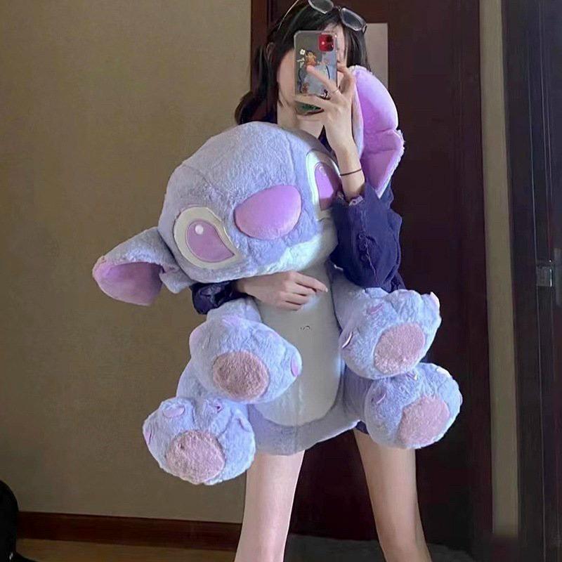 Gấu Nhồi Bông Stitch Màu Tím Mộng Mơ 30cm 40cm 50cm 70cm