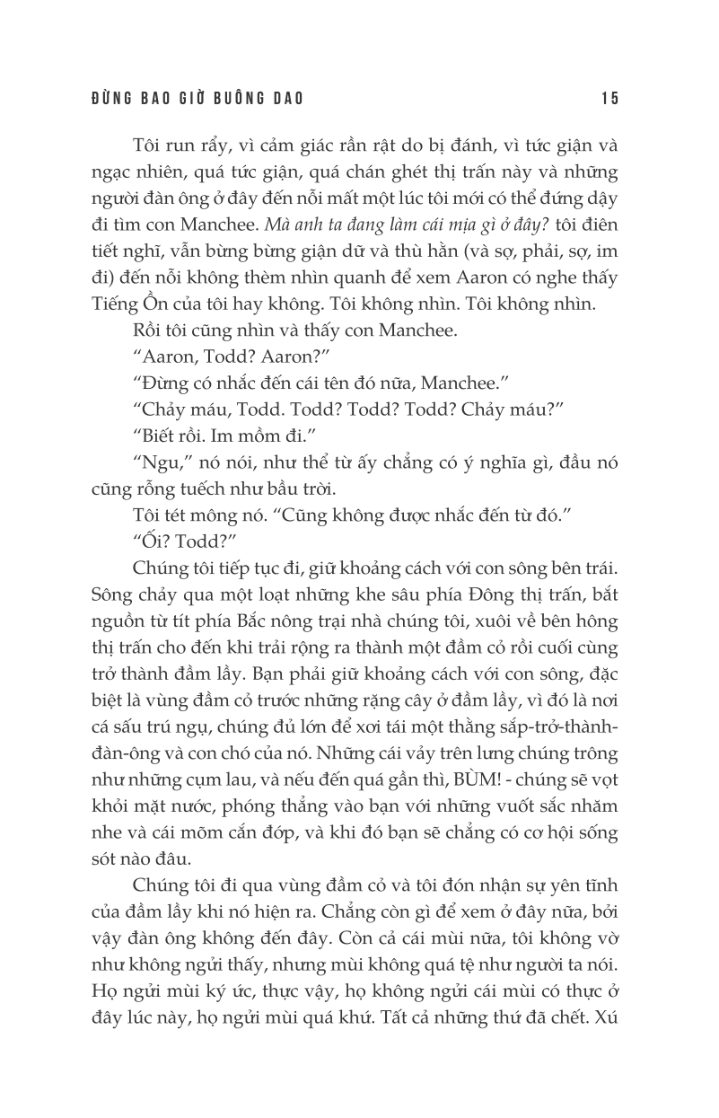 Sách Hỗn Mang 1- Đừng Bao Giờ Buông Dao