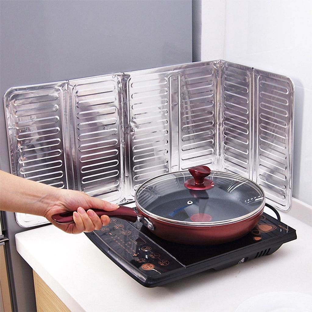 TẤM CHẮN DẦU MỠTẤM CHẮN BẾP GA BẰNG HỢP KIM NHÔM CHẮN DẦU MỠ CHẮN GIÓ BẾP GA ĐA NĂNG