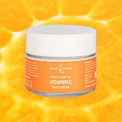 Kem dưỡng ẩm Natural Xtracts Vitamin C Face Cream giúp làm sáng và đều màu da (100ml) - Hảng chính hãng