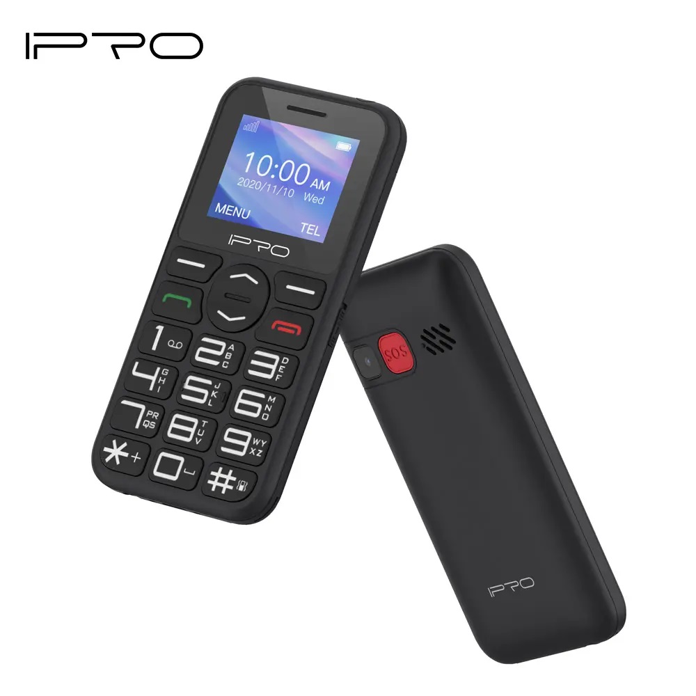 Điện thoại người già IPRO F183 4G , Gọi HD Call , Có SOS , 2 sim 2 sóng - Hàng chính hãng