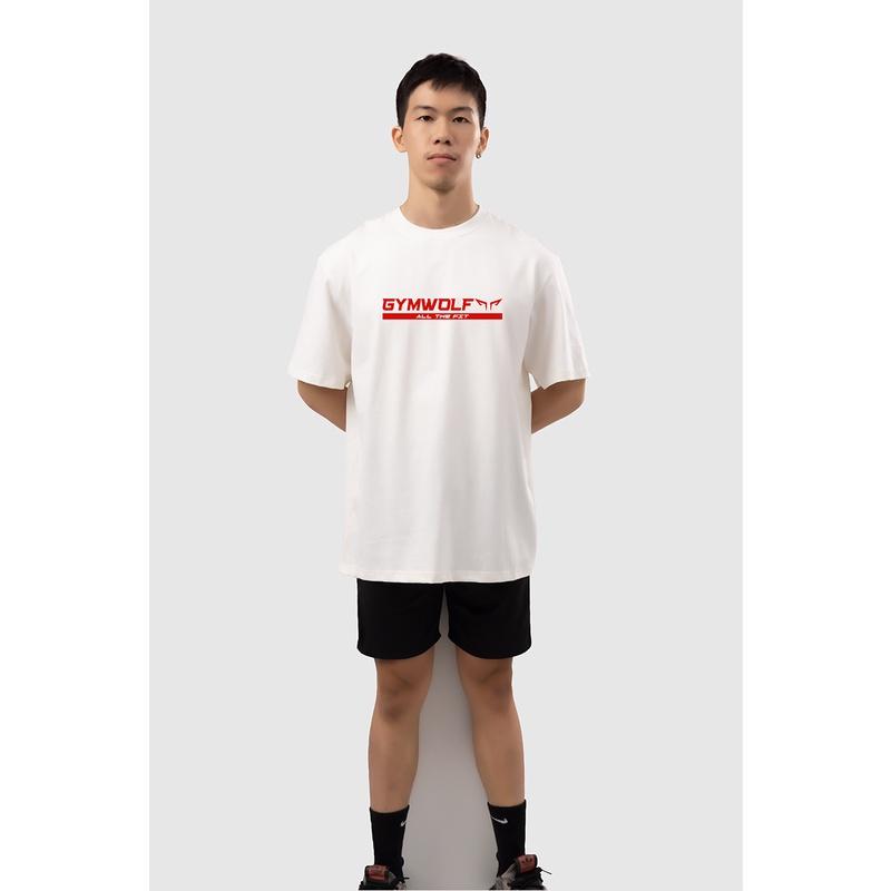 Áo Thun Oversize GYMWOLF 100% Cotton Cao Cấp, Trẻ Trung, Năng Động (WOLF57)