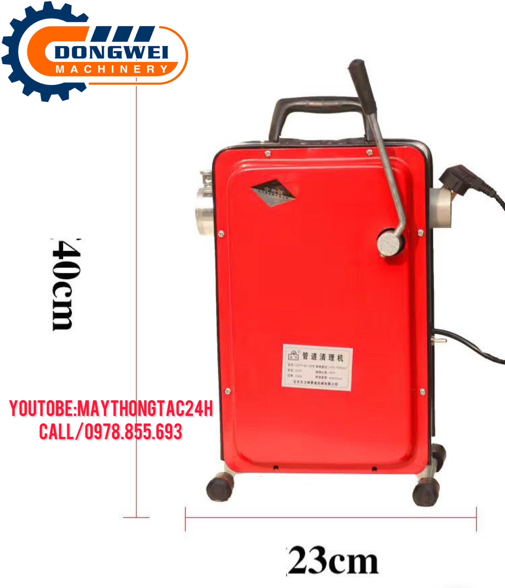 Máy thông cống gq100_công suất 900w