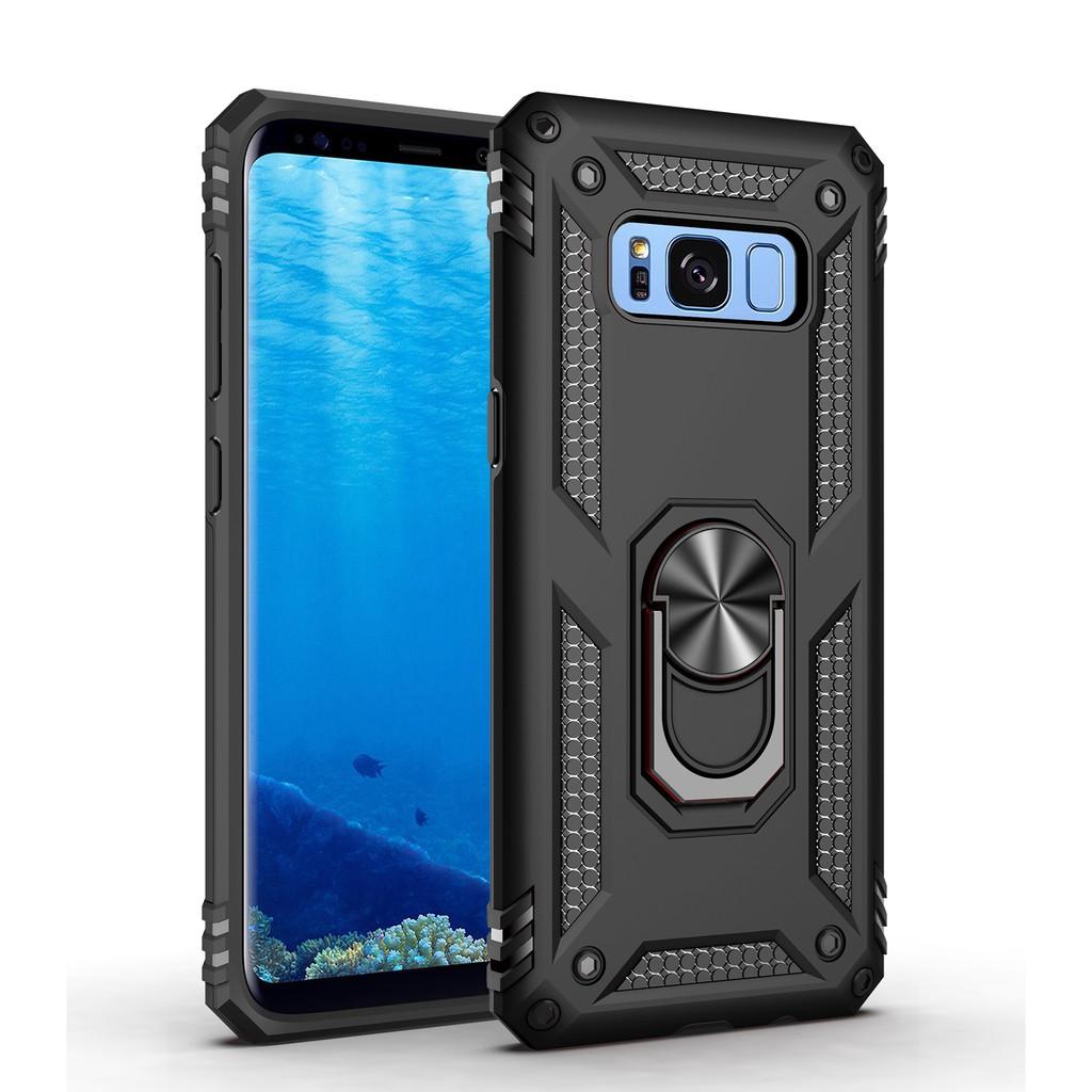 Ốp lưng cho Samsung S8 chống sốc 2 lớp kèm nhẫn iring làm giá đỡ