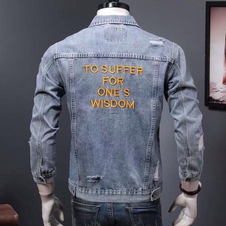 Áo khoác jean nam thời trang cao cấp, chất liệu denim thoáng mát, hàng chuẩn shop BEN Shop0807 v9