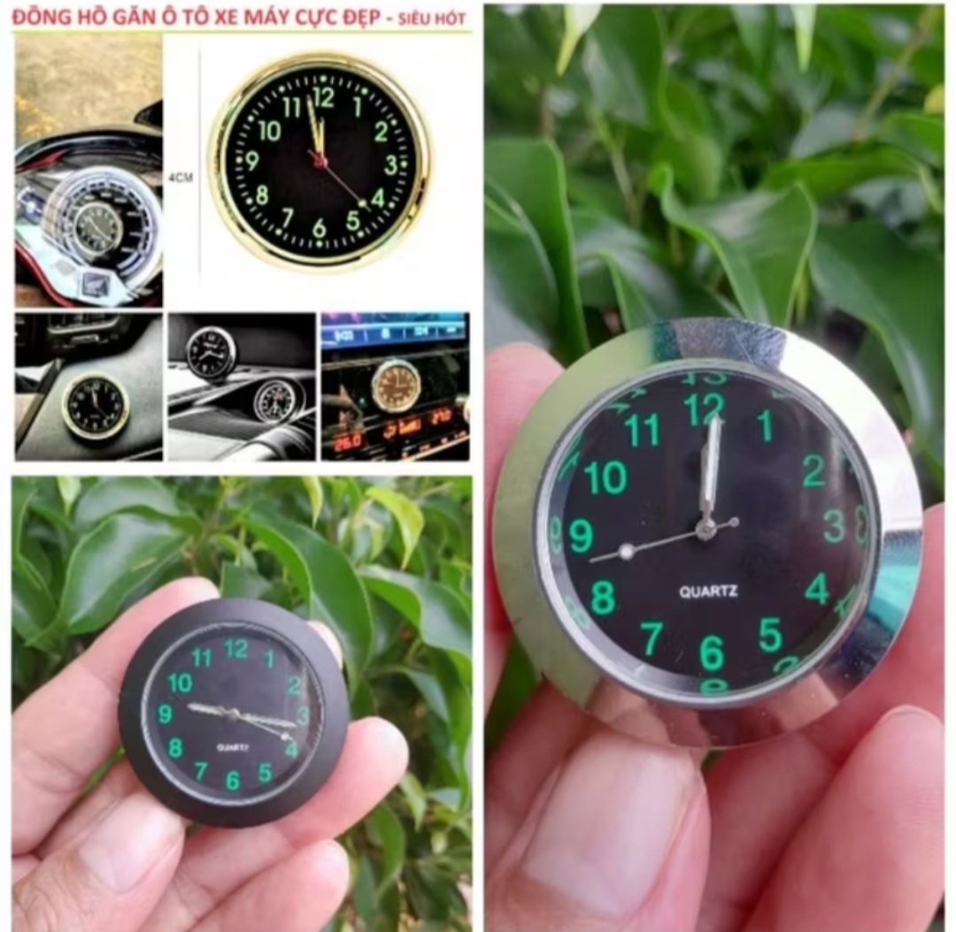 1 ĐỒNG HỒ TAPLO LẮP XE MÁY ÔTÔ DẠNG KIM CỰC ĐẸP