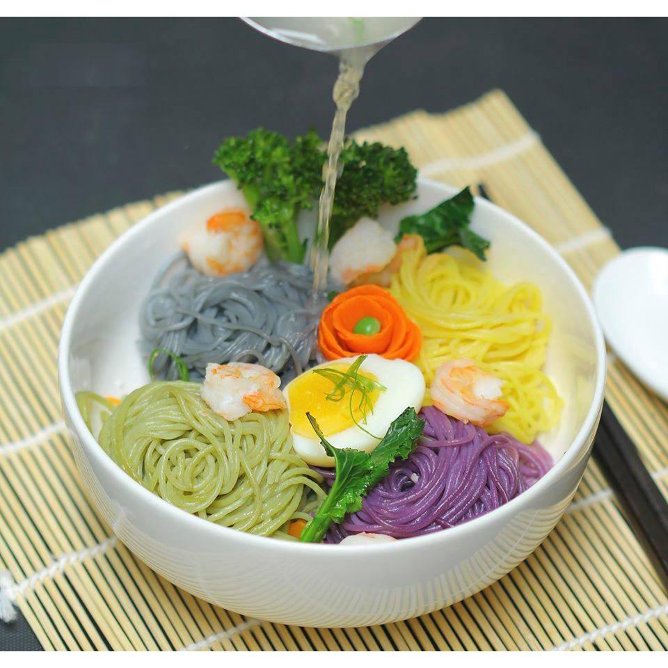 Bún Rau Củ -Mì Gạo Rau Củ Nguyên Minh mix 300gr - Dinh Dưỡng Từ Bột Gạo Và Bột Rau Củ,Cho Bé Ăn Dặm,Người Ăn Kiêng