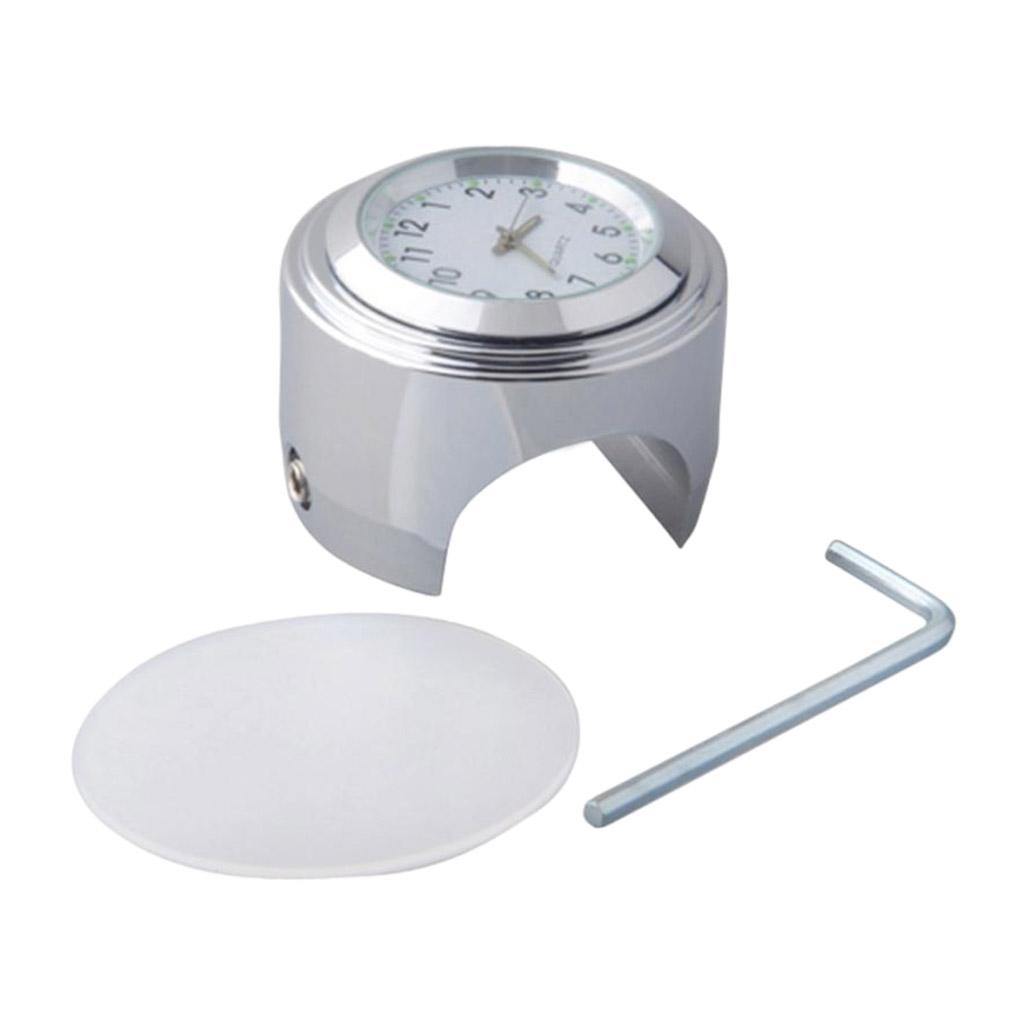 2pcs/set Motorcycle 7/8" 1" Handlebar  Clock & Temp  Kit