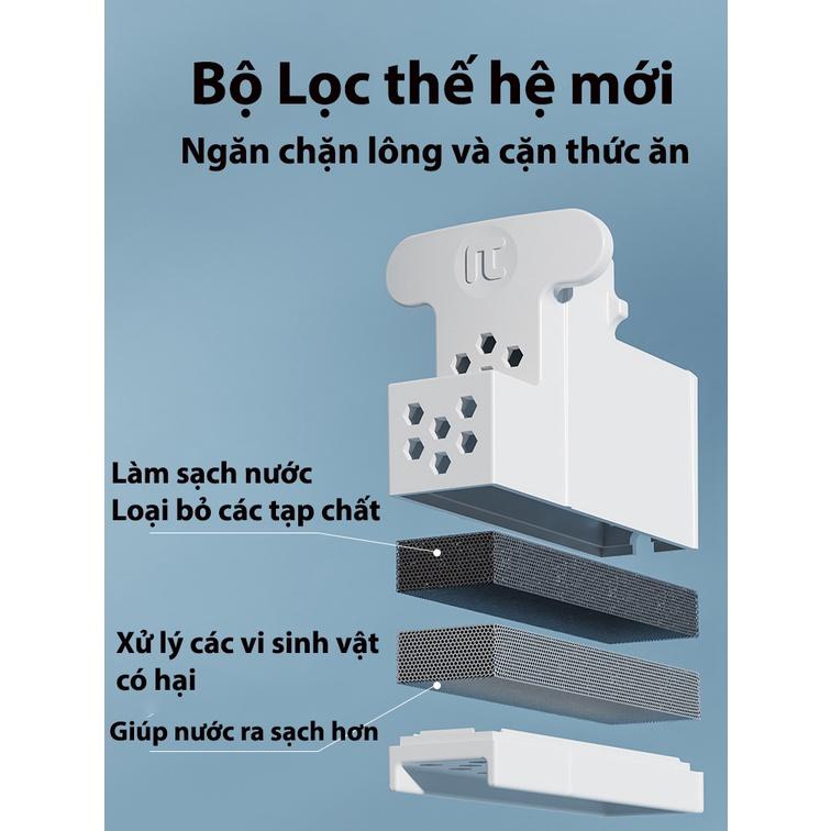 Bát Ăn Bình Cấp Nước Tự Động Cho Chó Mèo - Bát Ăn Bình Cấp Nước Tự Động Cho Chó Mèo Dung Tích Lớn (PKW21