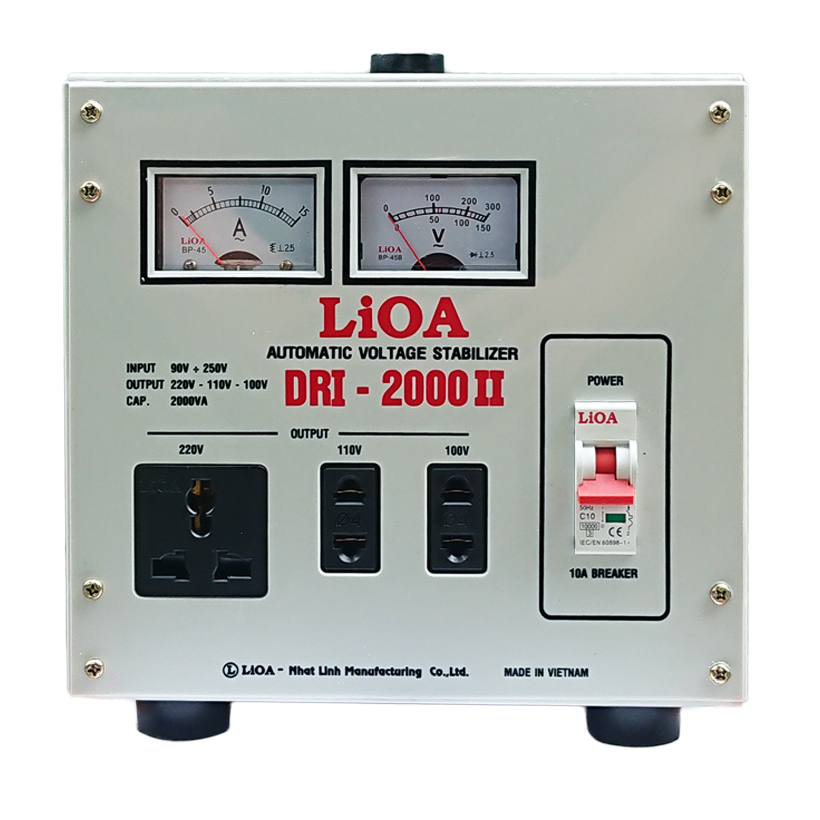 Ổn áp 1 pha LiOA DRI-2000 II