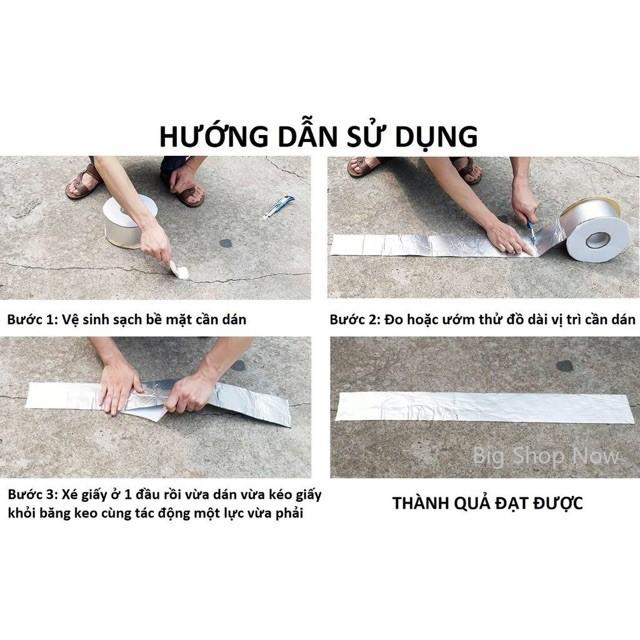 Flash sale Băng Keo chống thấm - chống dột - siêu dính 5cm x 5m - Chống thấm đa năng phù hợp mọi bề mặt