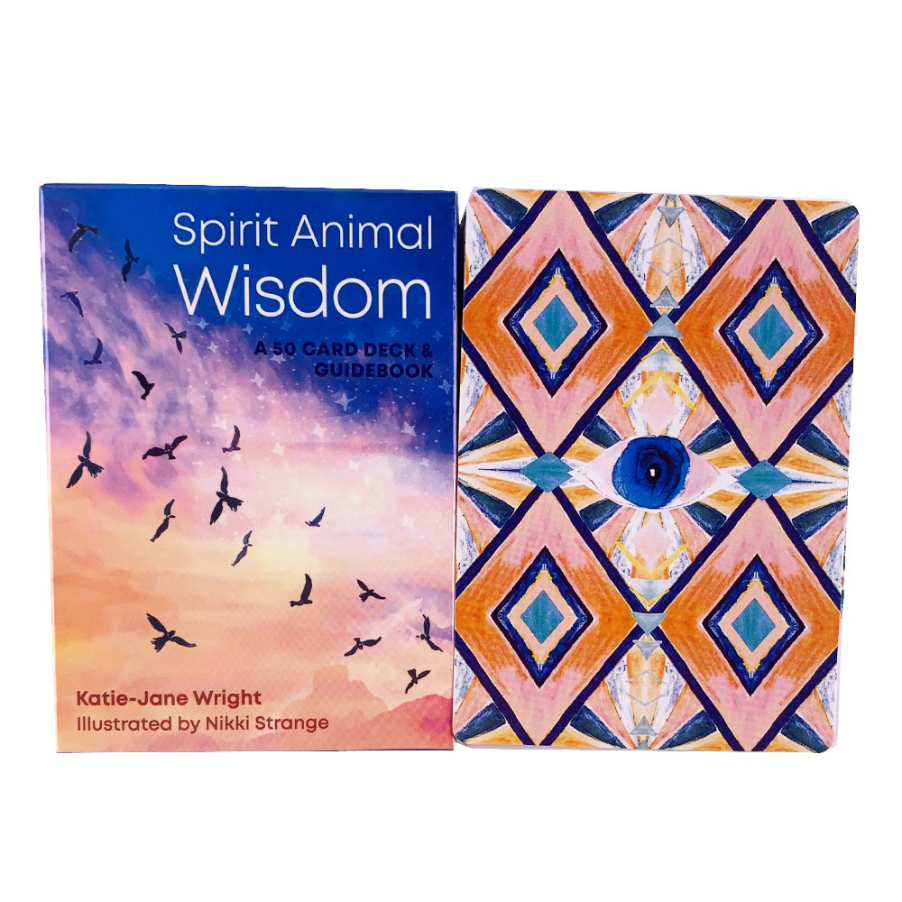 Hình ảnh Bộ Bài Spirit Animal Wisdom Oracle 50 Lá Bài  Đá Thanh Tẩy