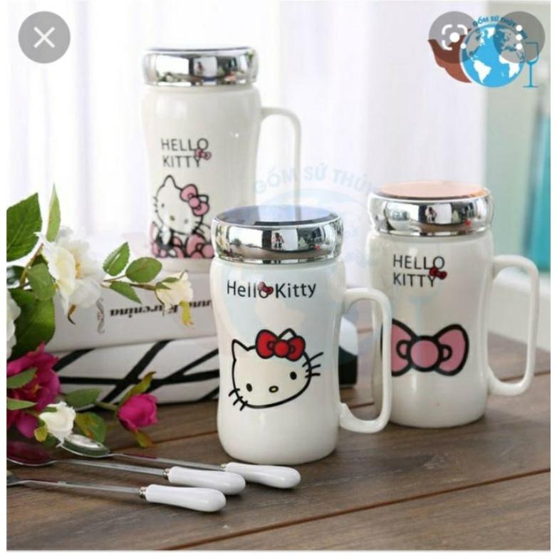 Cốc  sứ nắp gương