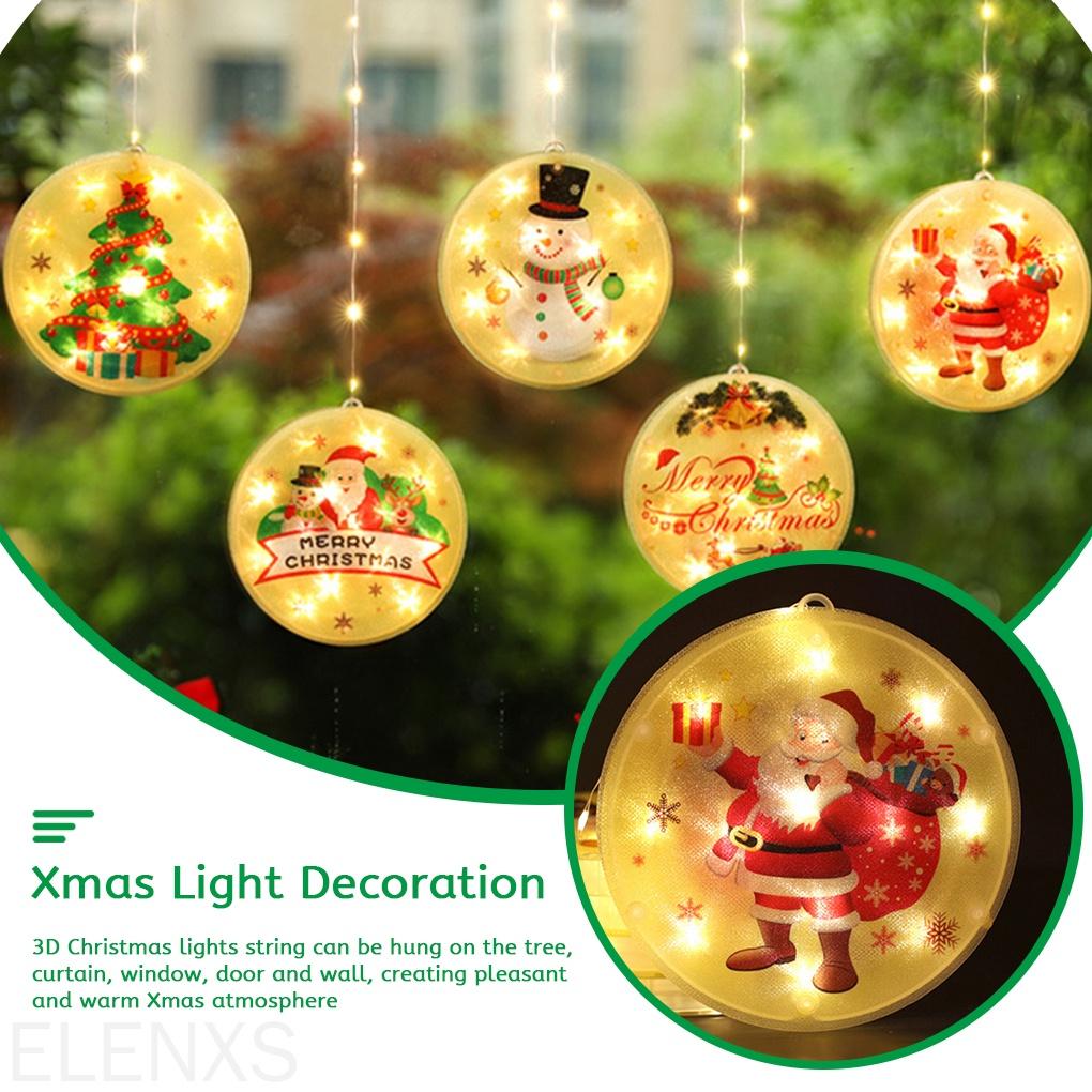 Dây đèn LED 5 ngăn dùng trang trí Giáng Sinh