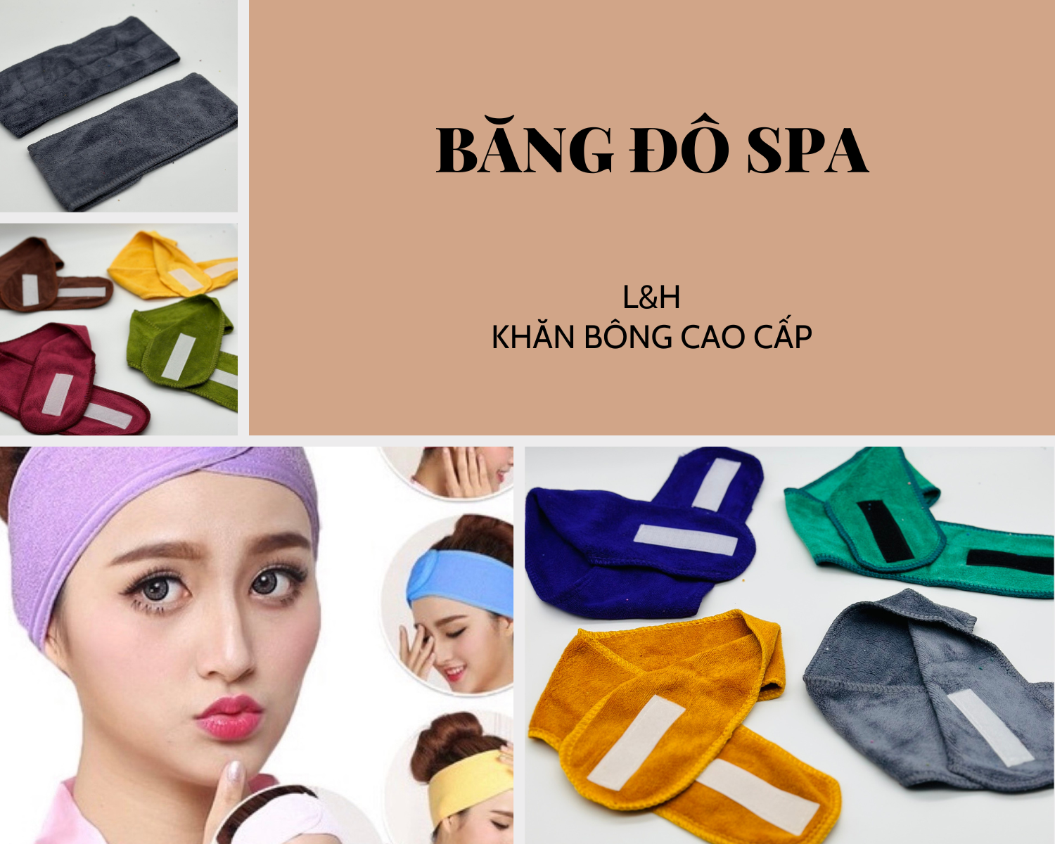 BĂNG ĐÔ SPA,QUẤN ĐẦU,QUẤN TÓC CHO KHÁCH