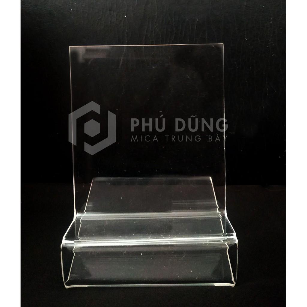 Mica TRONG SUỐT Trưng Bày Điện Thoại (Ngang 10cm)