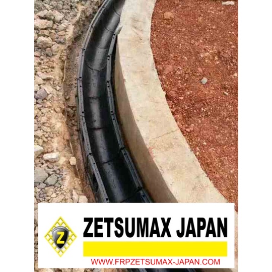 Rãnh Thoát Nước, Cống Thoát Nước Zetsumax -Japan Nhựa Hdpe Độ Bền Cao Chống Ăn Mòn Kích Thước(R)400 x (C)400 x (D)1000mm