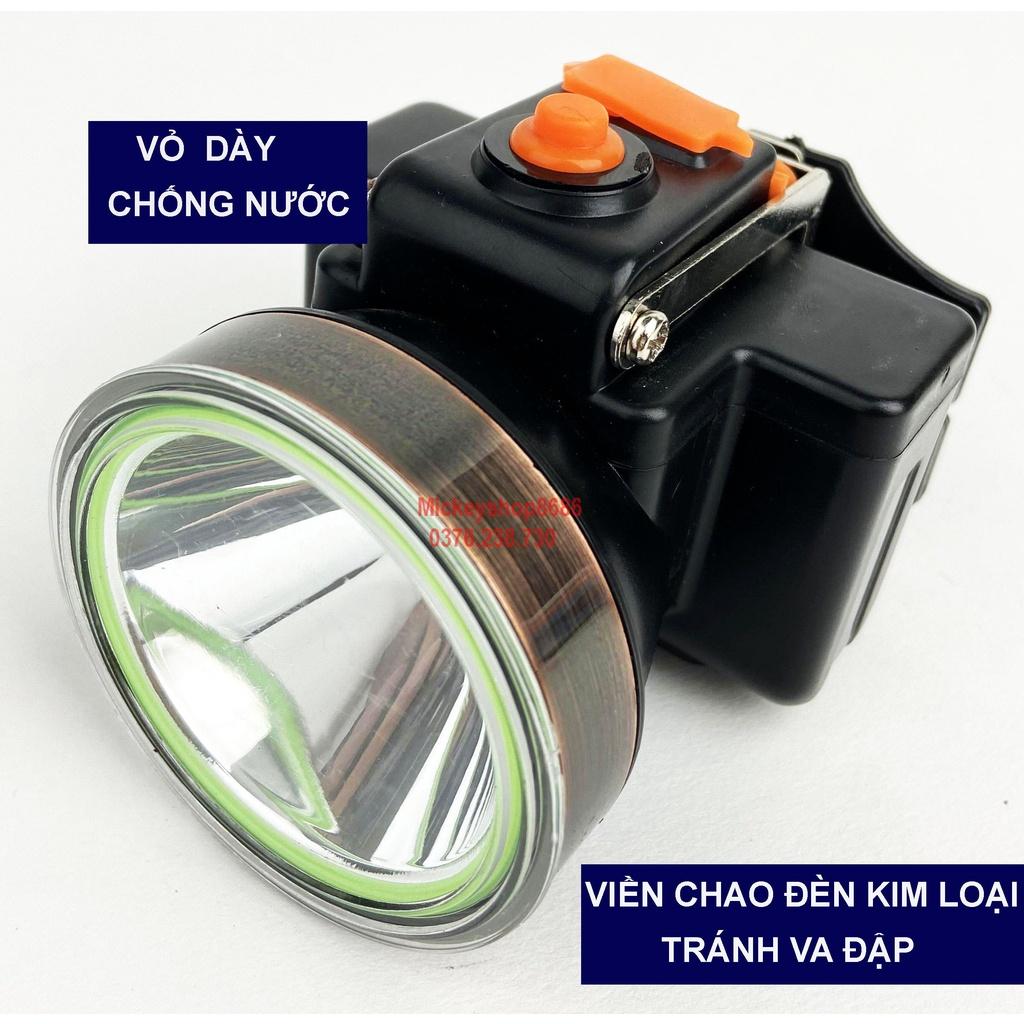 Đèn pin đội đầu X5 led siêu sáng chống nước Ánh sáng vàng hoặc Ánh sáng trắng có màn hình LCD (Có Đèn Bụng)